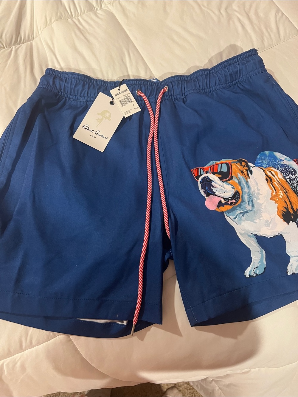 Men’s Swimsuit Robert Graham S true blue MSRP $98
